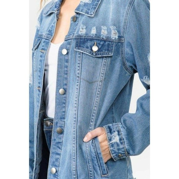 Infinite Denim Chain Jacket - Picture 3 of 3